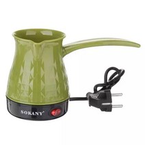 에스프레소머신 600W 커피 ​​메이커 그리스어 터키어 전기 커피 포트 업데이트 커미머신, 초록