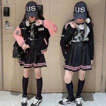 어린이 가을 라이더 코트 레이싱복 아우터 브랜드 스트리트 자켓 야구복