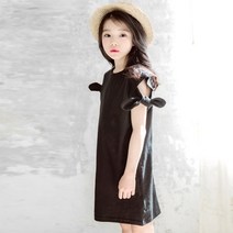 KFL919598매듭 블랙원피스