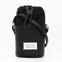 (당일) 22SS 메종 마르지엘라 넘버 로고 5AC 블랙 레더 버킷백 S56WG0164P4348T8013