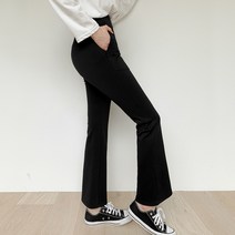 [3천장 돌파] 찰떡스판 부츠컷 밴딩 팬츠 61422 빅사이즈 여성의류