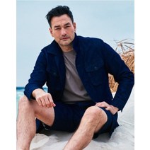 DC_22SS 린넨 데님 사파리 재킷