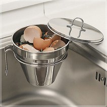 [EZ] 국내산 올스텐 음식물 쓰레기 수거함 싱크대설치형 829476ea, 본상품선택