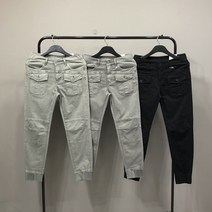 맨스토리 남자 슬림일자 앞포켓 피그먼트 조거팬츠