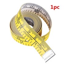 3차원측정기 3차원 150cm/60 "신체 측정 눈금자 바느질 재단사 줄자 cm 미터 테이프 부드러운 무작위, 04 1pc yellow
