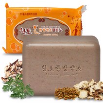 와이쇼핑 황토한방약초 때비누 샤워비누 미용비누, 150g, 5개