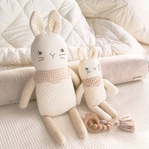 꼬꼬잠 오가닉 와이코 마미&베이비 토끼 애착인형, 오가닉 와이코베이비 애착인형