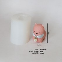 양초만들기 향초 캔들만들기 귀여운 알파카 향기 양초 석고 금형 동물 실리콘 비누 초콜릿 케이크 장식 수, 01 Frontal alpaca