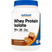 웨이 프로틴 아이솔레이트 2lb 솔티드 카라멜맛 1병, 단품, 단품