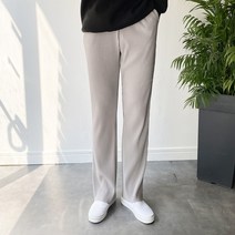데일트 남자 밴딩 와이드 플리츠 팬츠 4컬러