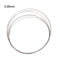 0.38mm 수퍼 페인 다이아몬드 와이어 절단 톱날 비제는 금속 대리석 화강암 1 미터/로트 DIY 보석 도구, 0.38mm b