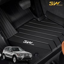 BMW X3 F25 3W 에코라이너 TPE 카매트 카 차 발 매트 바닥 발판 깔판, 단품