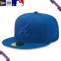 [미국정품] 853755 스냅백 캡모자 MLB [애틀랜타 브레이브스] 뉴에라 Tonal 59FIFTY Fitted Hat - Royal