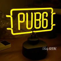 PC방꾸미기 만들기 홈 유튜버 게이밍 게임 PC 컴퓨터 방 인테리어 조명 무드등 네온사인, PUBG