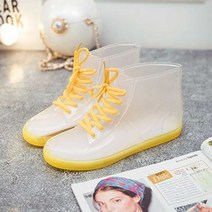 메이크잇 [투명앵클 레인부츠] 장마부츠 방수장화 여성장화