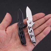 1pcs EDC Outdoor High Hardness Pocket Knife Swiss Army Self Defense Camping Hiking Tools, [02] Black