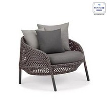 인테리어 카페 라탄의자 북유럽 1인용 야외 디자인 에그 체어 원목 스툴 인조 파티 매장, 싱글 키 작은 등받이 흑연색