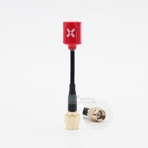 Foxeer 마이크로 롤리팝 5.8G 2.5DBi 고 이득 옴니 RHCP FPV 안테나 MMCX 직각 UFL 슈퍼 미니 RC 무인 항공기, 01 Red RP-SMA