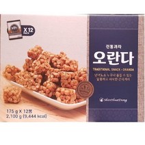 신화당 오란다 2100g 175gx12개입 참깨맛 강정