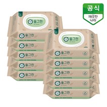 [깨끗한나라] 올그린 물티슈 캡형 (60매 x 10팩)