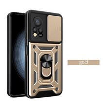 [케이로] 118937 인피닉스 핫 11S NFC 12i 20i 12 20 플레이용 충격 방지 케이스 슬라이드 렌즈 보호 낙하 브래킷 휴대폰, Infinix Hot 11S NFC, Gold, 골드