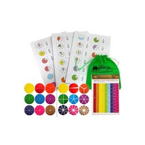 CON/자석 분수 도미노 + 분수 막대 + 원형 분수 (자석샘플러)