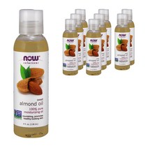 나우푸드 스위트 아몬드 모이스처라이징 오일, 118ml, 9개