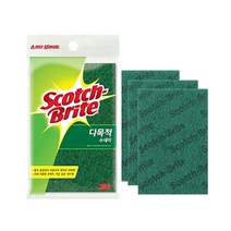 3M 다목적 수세미 AL-270 (3입) 1개 / 다용도 초록 수세미 스카치브라이트
