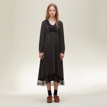 써스데이아일랜드 레이스 블록 원피스 T226MOP142W