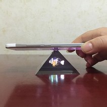 3D 홀로그램 피라미드 디스플레이 프로젝터 비디오 스탠드 홀더 범용 스마트 휴대 전화 액세서리 브래킷, 다른