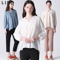 리스트 핀턱 래글런 블라우스