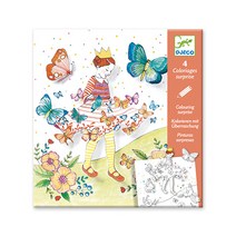 [드제코]컬러링 카드 레이디 버터플라이_DJ09629, 미구분, 미구분