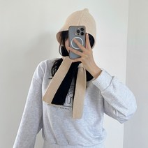 우드피카 배색 바라클라바 넥워머 5컬러