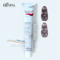 바코 염색약 100ml 바이올렛 애쉬 (산화제포함) 보라색 저자극 두피보호, 3.0 어두운흑갈색