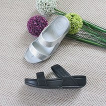 런슈즈 발편한 쿠션 플랍 보석스터드 이선 말랑 웨지굽 슬리퍼