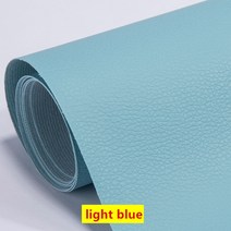 가죽모듈소파 100/200x137cm PU 가죽 자체 접착 수정 보조금 스티키 고무 패치 소파 직물 이후 시뮬레이션, 02 light blue_02 200x137cm