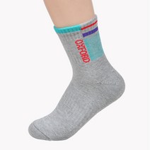 여성용 심플무늬쿠션 스포츠양말 단색5p 여행양말 등산양말 걷기운동양말 충격완화, 24cm, 5켤레(쥐색)