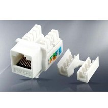 coms 키스톤잭 CAT5e 백색, 10개