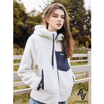 아키클래식 따뜻한 플리스 자켓. 에코 플리스 후드집업 아이보리외 택