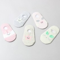 [노디자인] J나나 덧신 5켤레 세트 여아양말 유아양말 아동양말