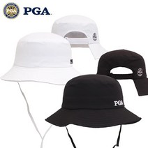 (제조사판매 PGA정품) 여성뒤오픈버킷햇 PG2LCP62, 화이트