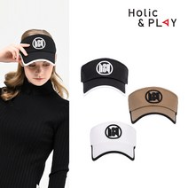 홀릭앤플레이 여성 리본 탈부착 골프썬캡 HB3UAC002, Free(56cm), 화이트