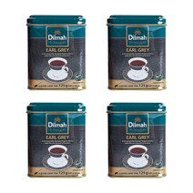 딜마 클래식 얼그레이 홍차, 125g, 4개