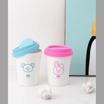 아이방 책상 파우더룸 화장대 미니휴지통 클린 심플 청소용품 부엌쓰레기통, 1개, 코야