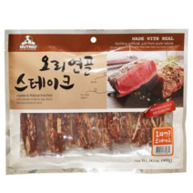 SS1807 애견간식 뉴트리오 오리 연골 스테이크 400g 강아지간식, 1, 본상품선택