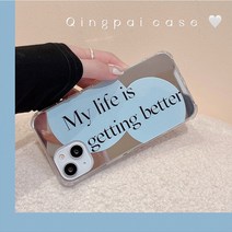 baby 블루ins13pro 맥스12 케이스 11 미러xr 여xs인플루언서. 호환 iPhone 핸드폰 케이스 아이폰 케이스에 적용
