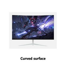 24인치모니터 포터블모니터 24 27 인치 PC 모니터 디스플레이 IPS FHD 데스크탑 75HZ 게이머 컴퓨터 화면, 04 27inch White