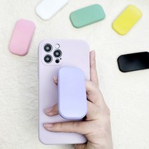 네모 스퀘어 핸드폰 그립 팝 톡, 네모폰톡 | 핑크