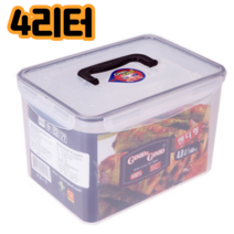 김치통 김장 밀폐용기 김치냉장고 김치용기 김장통 4L, 4L 김치통