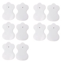 10pcs 자체 접착성 전극 패드 패치 패치는 침술 디지털 치료 새로운, 하얀색